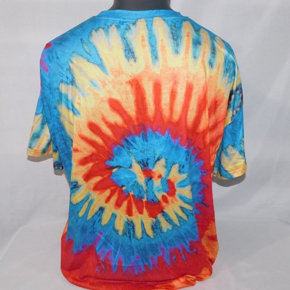SHEIN  Mens L Tie Dye Hot Wheels T Shirt - Picture 4 of 6